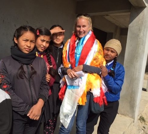 Jo H with scarves